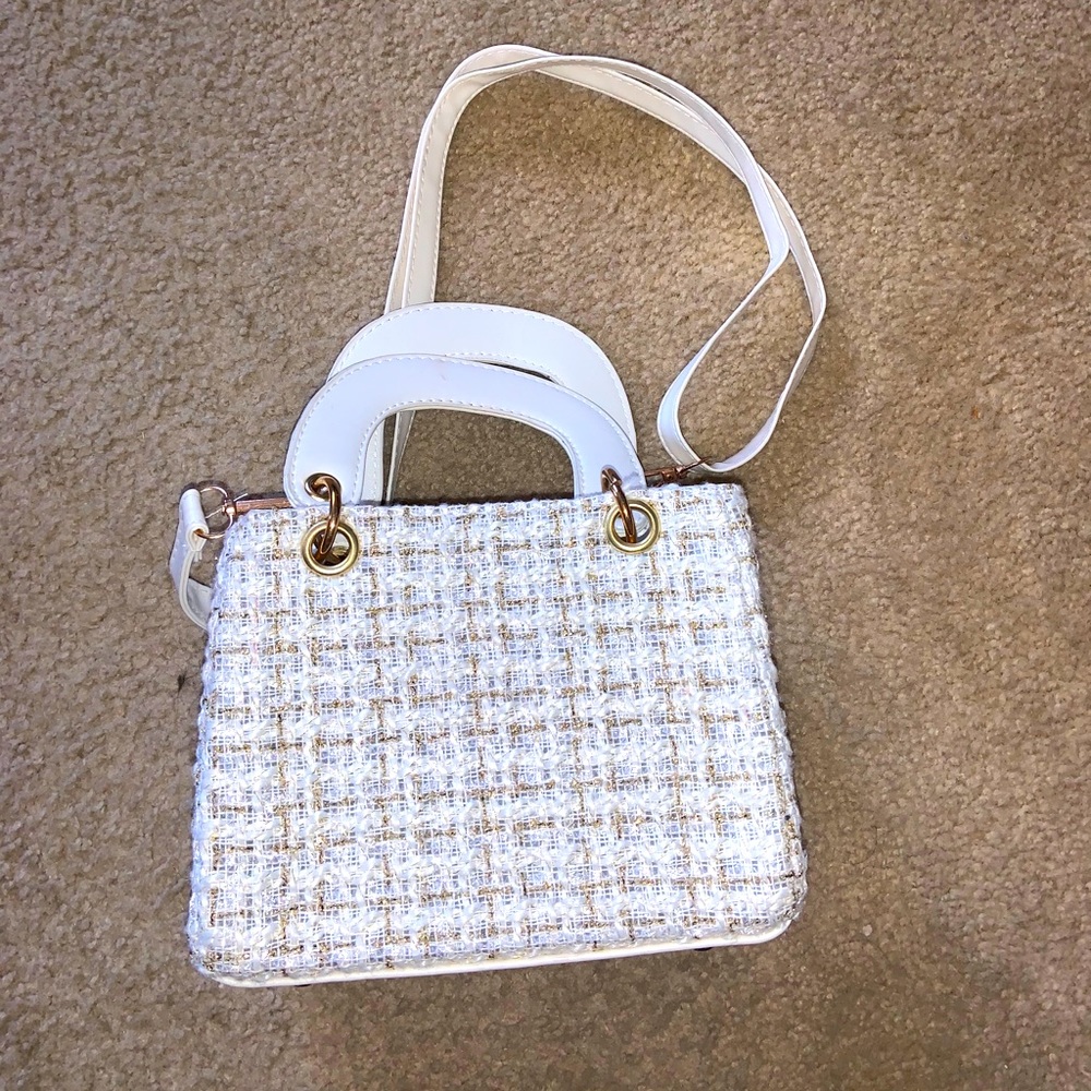 White purse